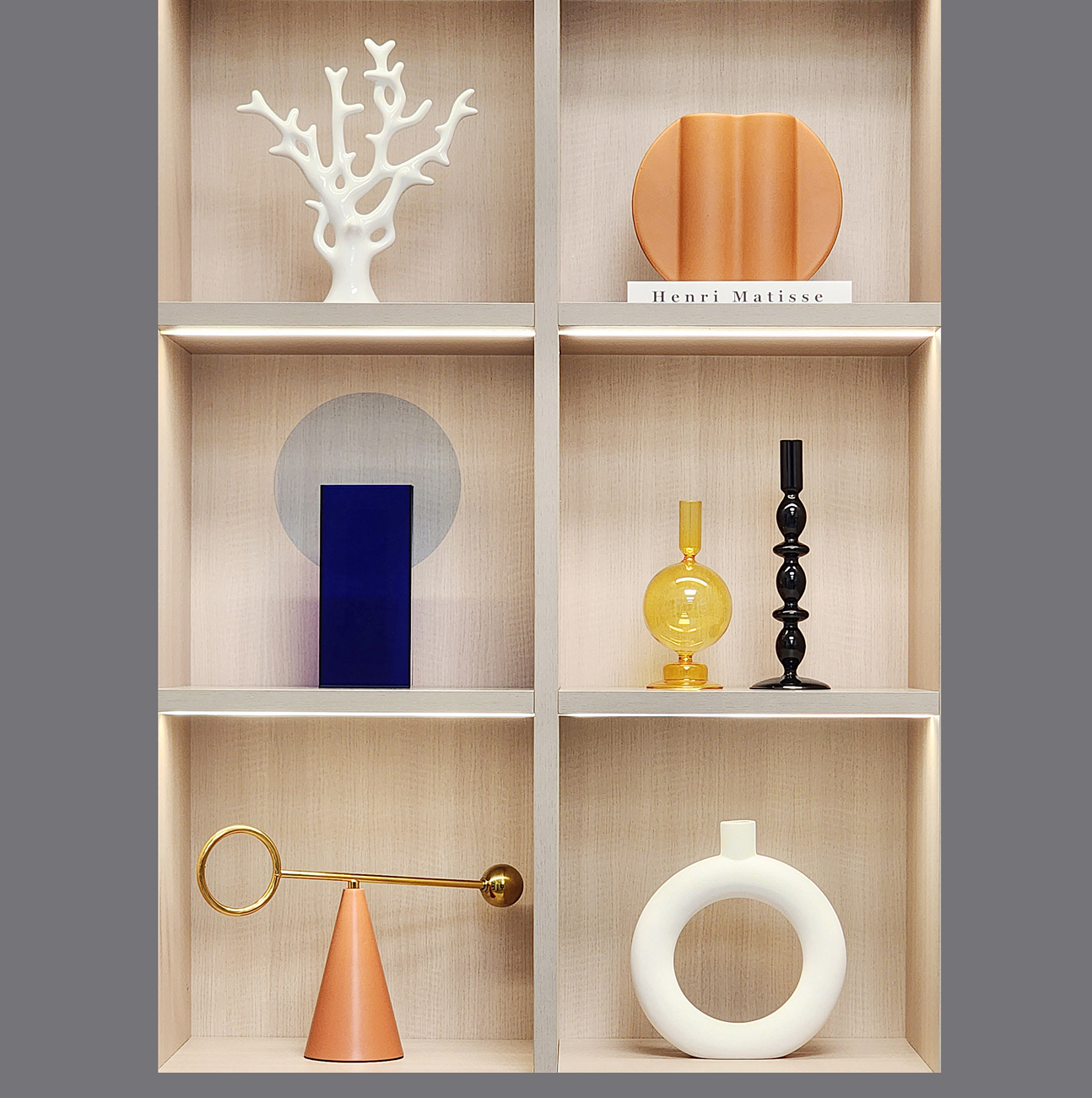 Creative Crafts & Soft Furnishings for Living Room Bookshelf and Desktop