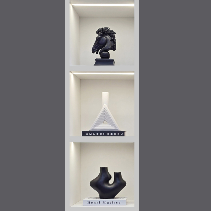 Bookshelf Desktop Home Soft Furnishing Ornaments Ceramic Glass Crafts