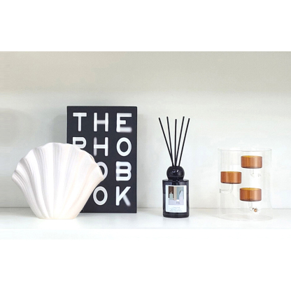 Modern Showroom TV Cabinet Simple Soft Furnishing Ornaments, Bookcase Ceramic Glass Desktop Home Accessories