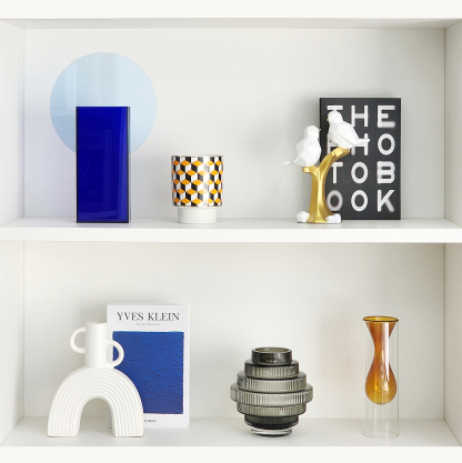 Soft Furnishing Ornaments for Living Room & Bookshelf: Ceramic and Glass Home Crafts
