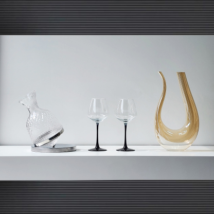 Wine Cabinet Simple Soft Furnishing Desktop Ornaments Home Accessories Creative Glass Ceramic Crafts