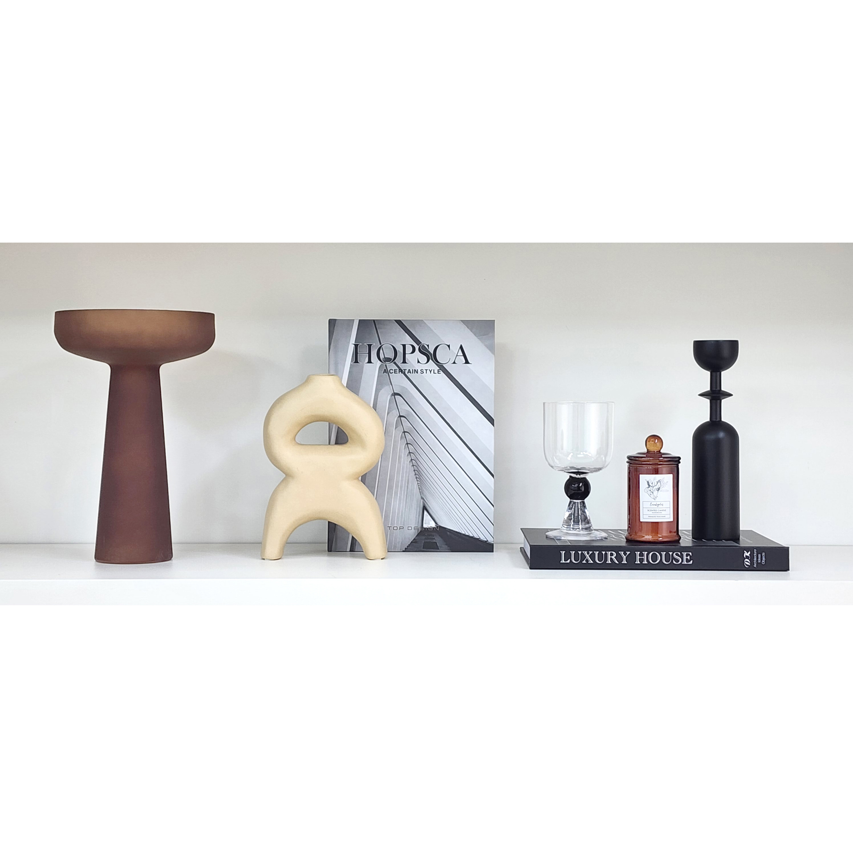 Modern Showroom TV Cabinet Simple Soft Furnishing Ornaments, Bookcase Ceramic Glass Desktop Home Accessories