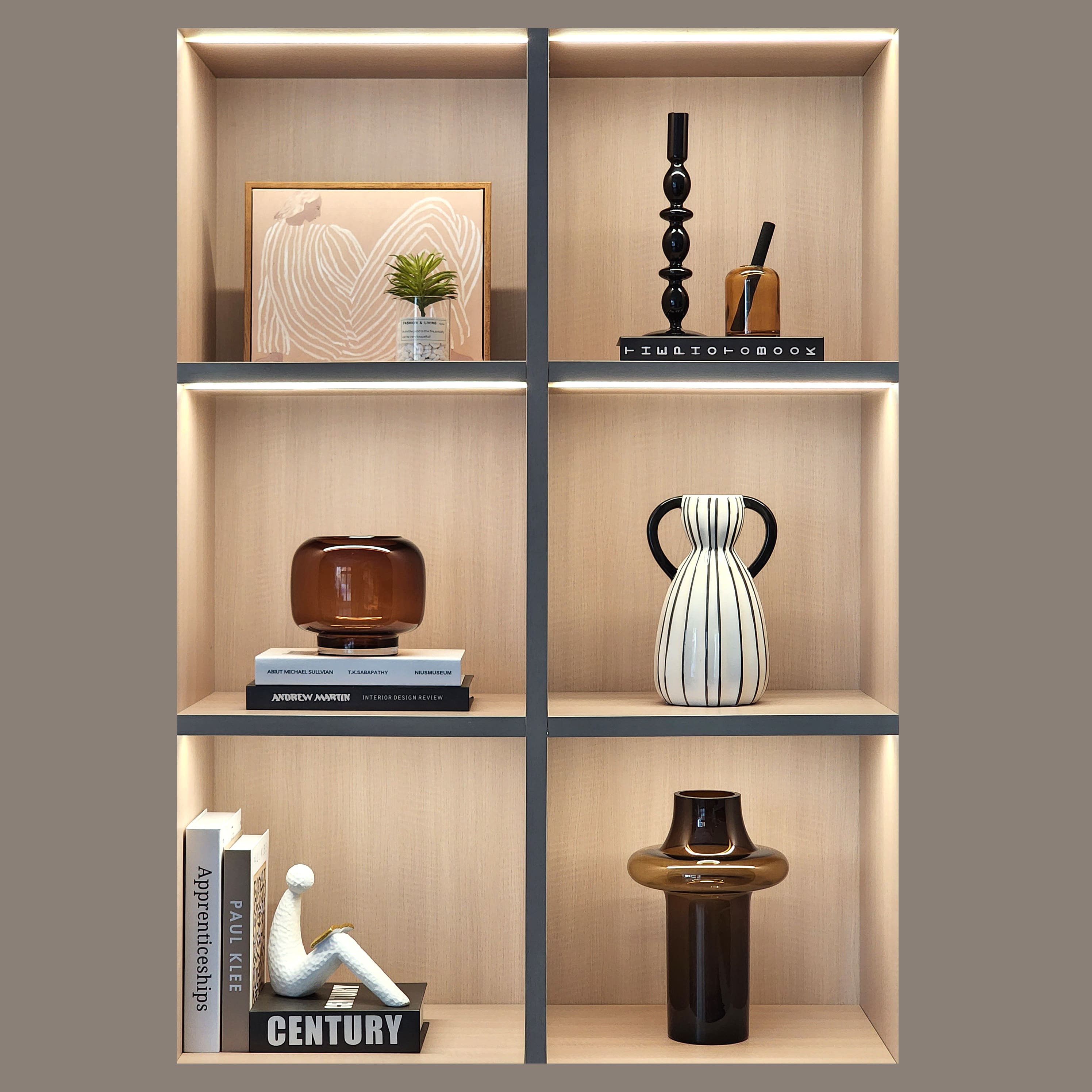 Wine Cabinet Simple Soft Furnishing Desktop Ornaments Home Accessories Creative Glass Ceramic Crafts