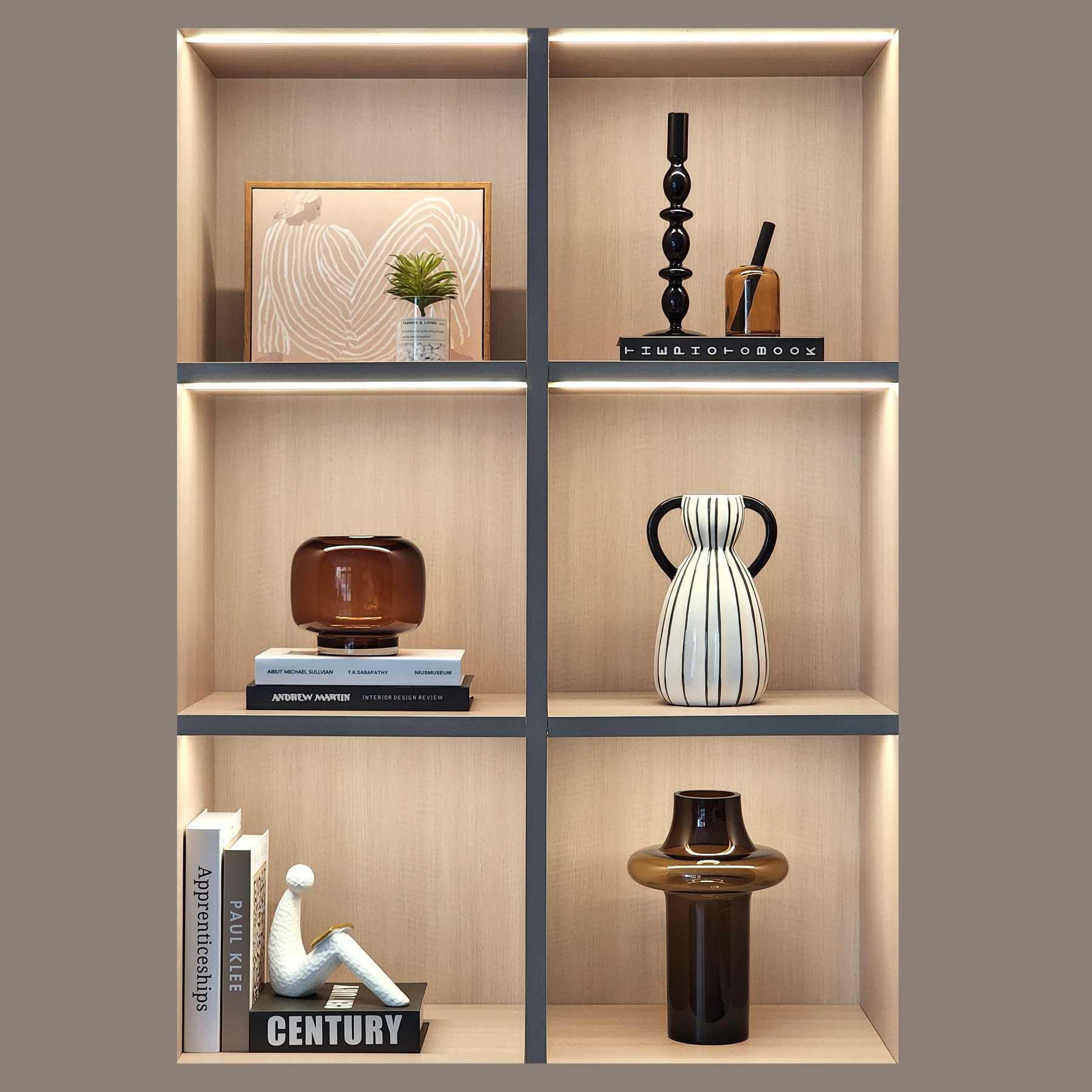 Wine Cabinet Simple Soft Furnishing Desktop Ornaments Home Accessories Creative Glass Ceramic Crafts