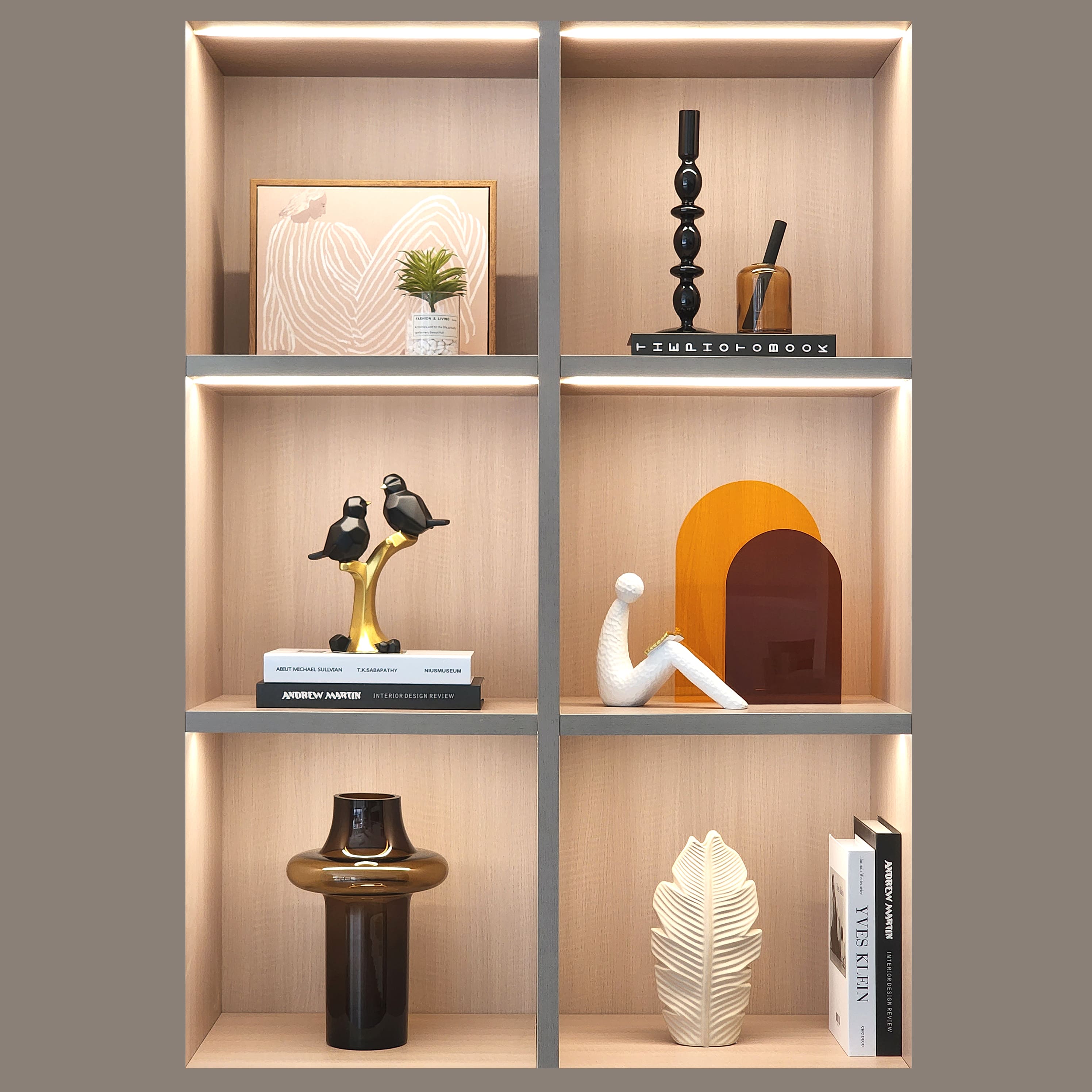 Wine Cabinet Simple Soft Furnishing Desktop Ornaments Home Accessories Creative Glass Ceramic Crafts