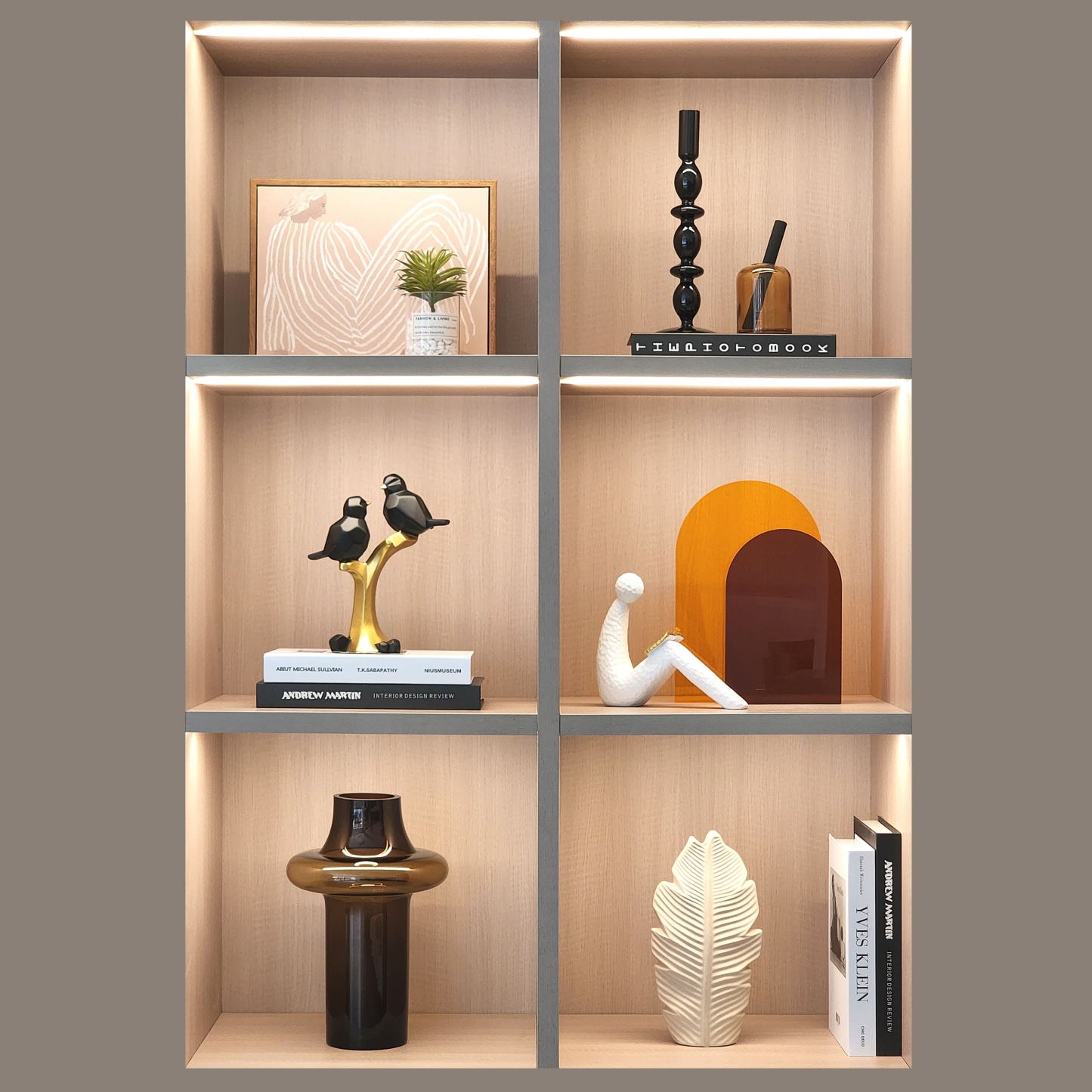 Wine Cabinet Simple Soft Furnishing Desktop Ornaments Home Accessories Creative Glass Ceramic Crafts