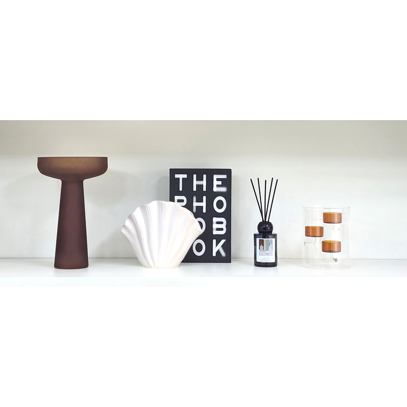 Modern Showroom TV Cabinet Simple Soft Furnishing Ornaments, Bookcase Ceramic Glass Desktop Home Accessories