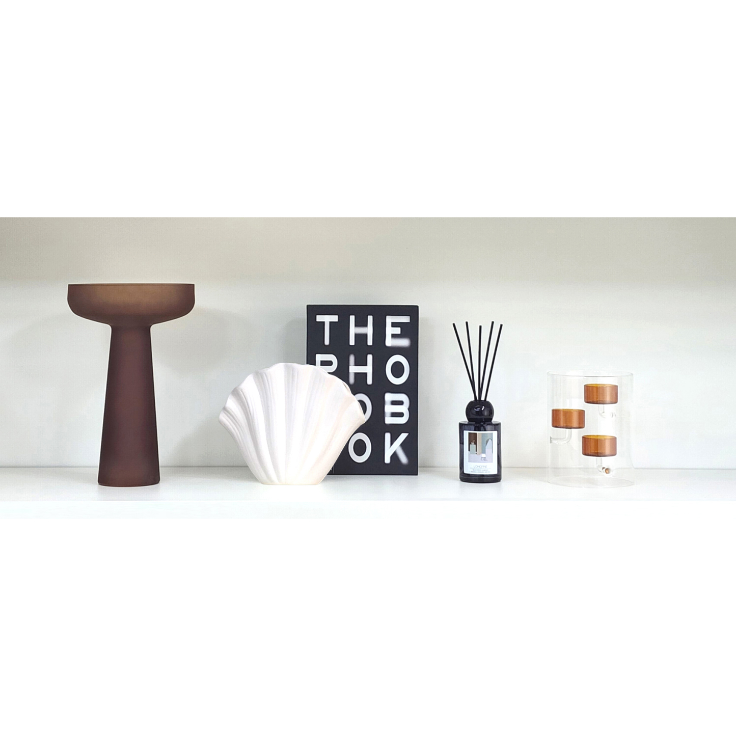 Modern Showroom TV Cabinet Simple Soft Furnishing Ornaments, Bookcase Ceramic Glass Desktop Home Accessories