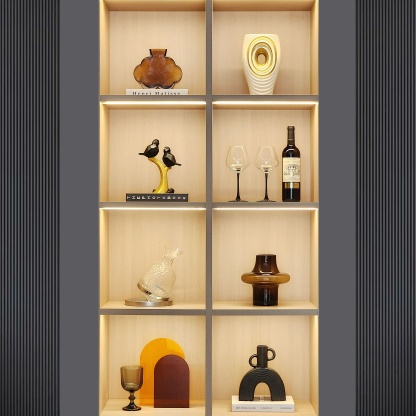 Wine Cabinet Simple Soft Furnishing Desktop Ornaments Home Accessories Creative Glass Ceramic Crafts