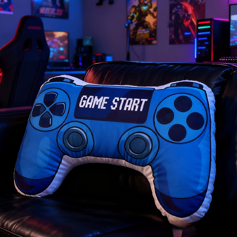 Personalized Game Controller Pillow Christmas Gift for Gamer Geek Video Game Gift Controller Pillow Cushion Game Room Living Room Bedroom Decor