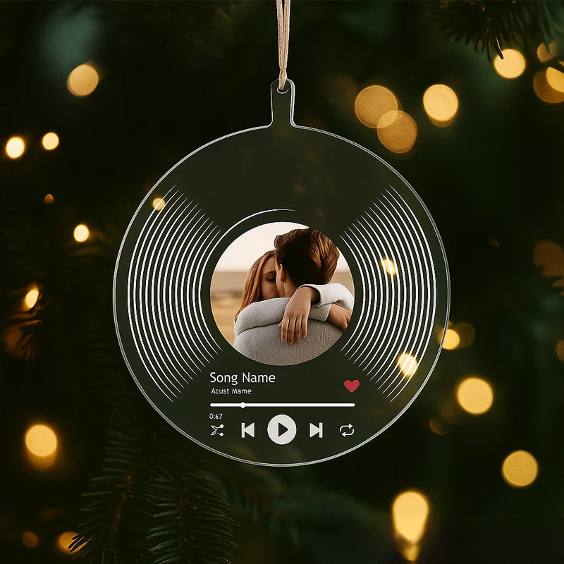 Personalized Photo Plaque Vinyl Record Personalized Album Cover Music Plaque Acrylic Record Plaque Music Gift
