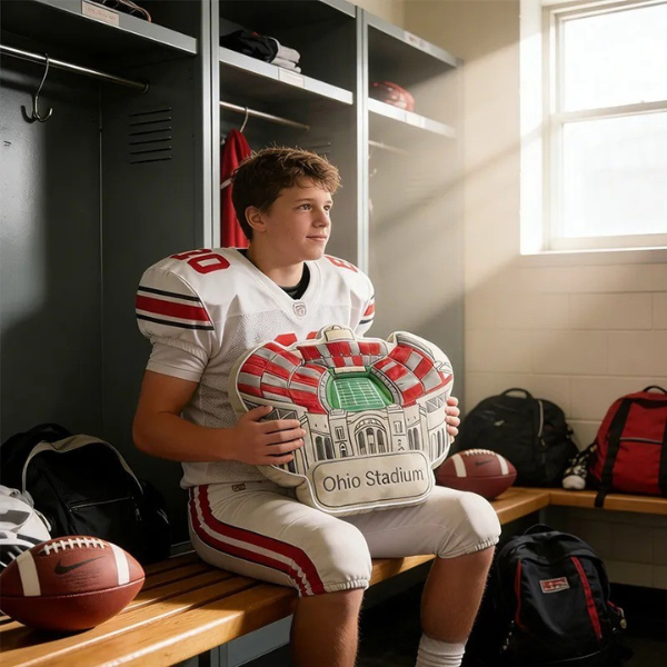 Personalized Saban Field At Bryant Denny Stadium Pillow for Football Lovers Fans and Kids
