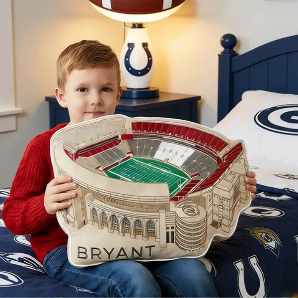 Personalized Saban Field At Bryant Denny Stadium Pillow for Football Lovers Fans and Kids