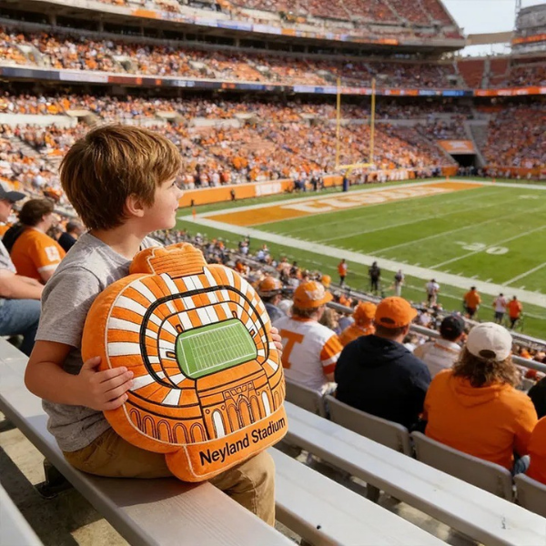 Personalized Neyland Stadium Shaped Pillow for Sports Enthusiasts and Kids