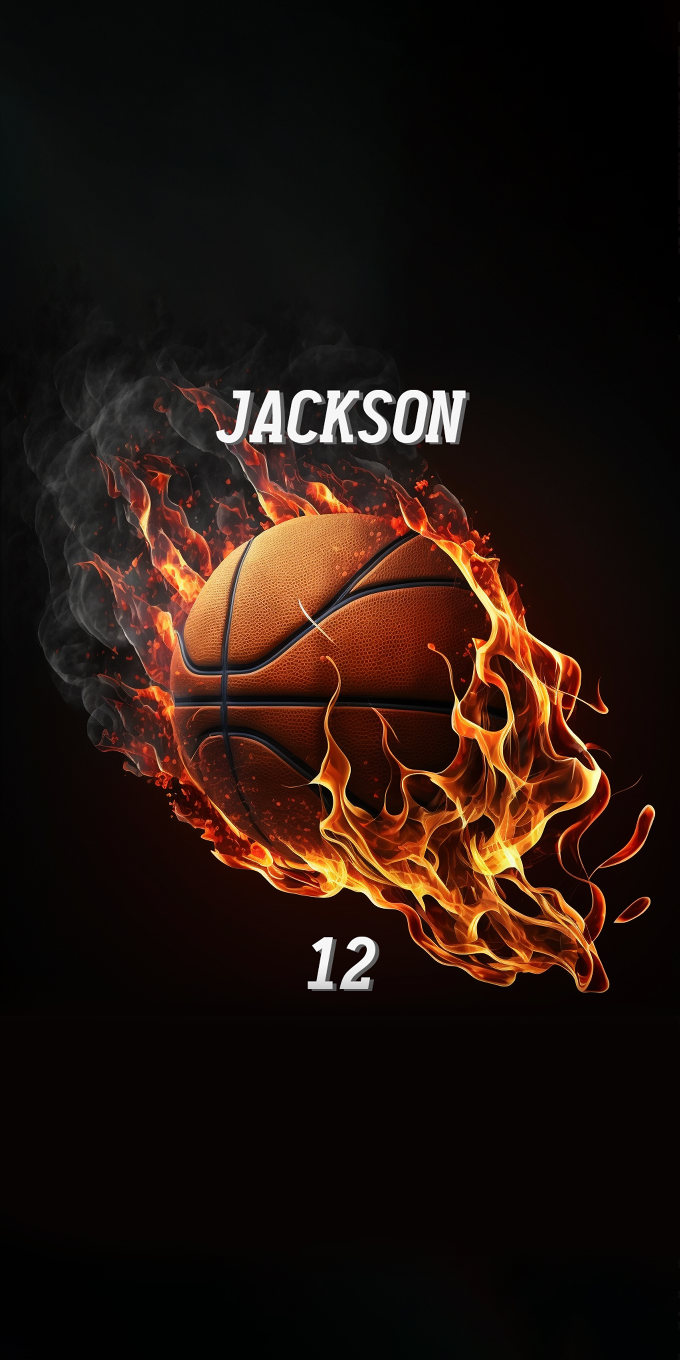 Personalized Kids Fire Basketball Beach Towel For Summer&Beach|DYTowel121