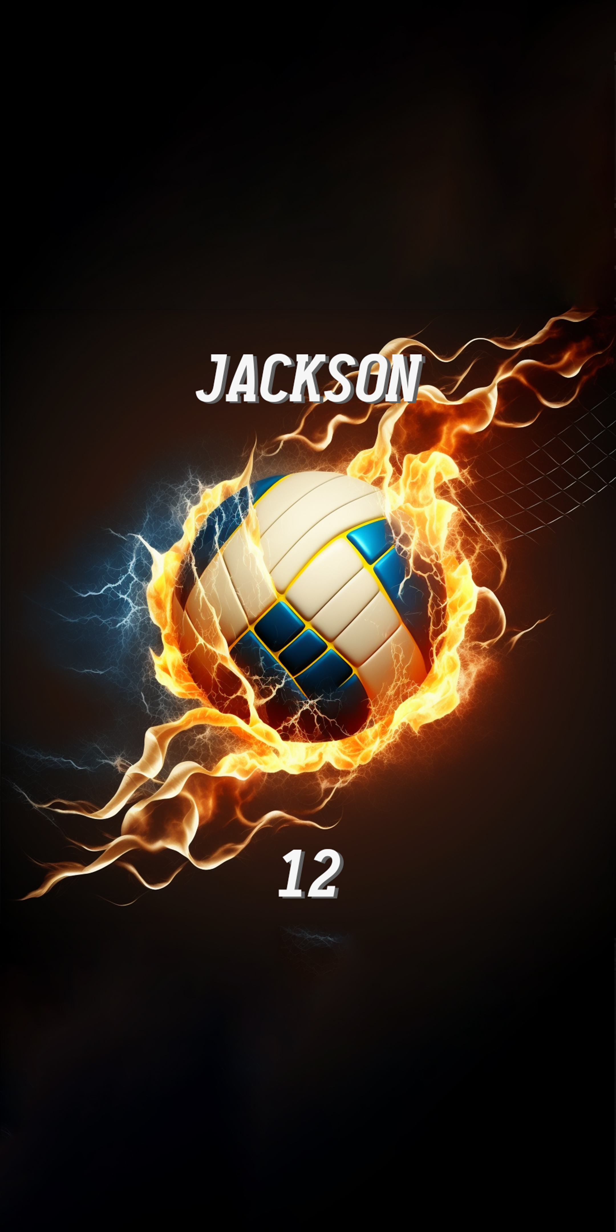 Personalized Kids Fire Volleyball Beach Towel For Summer&Beach|DYTowel120