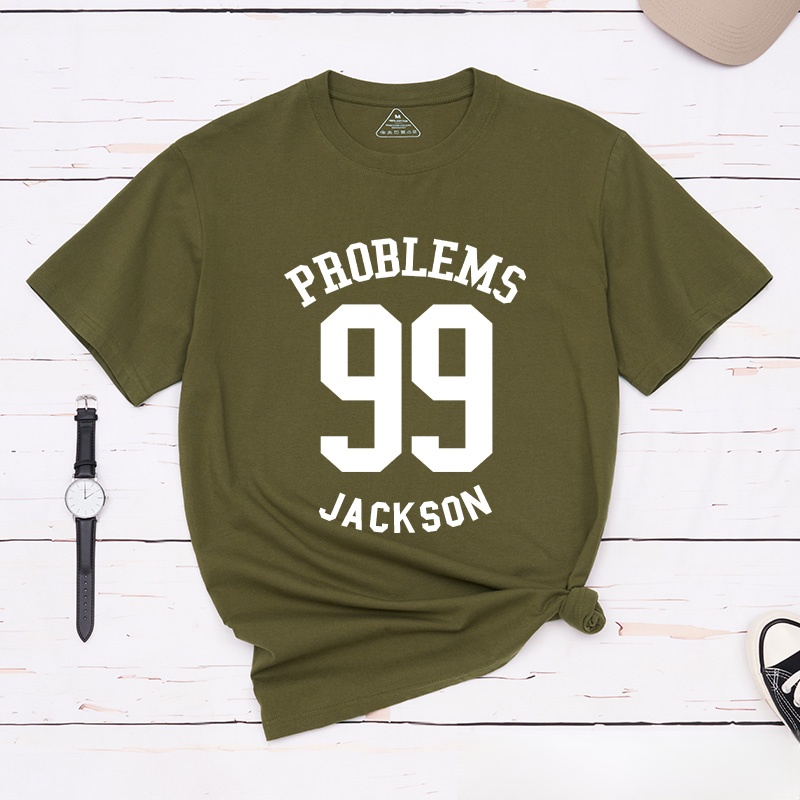 Personalized Couple 99 Problems Ain't 1 Matching T-Shirt Valentine's Day T-Shirt for Husband Wife Boyfriend Girlfriend Gift for Wifey Hubby