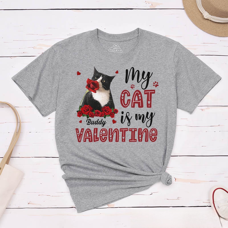 Personalized Pet Lover Valentine Gift for Pet Owners T-Shirt