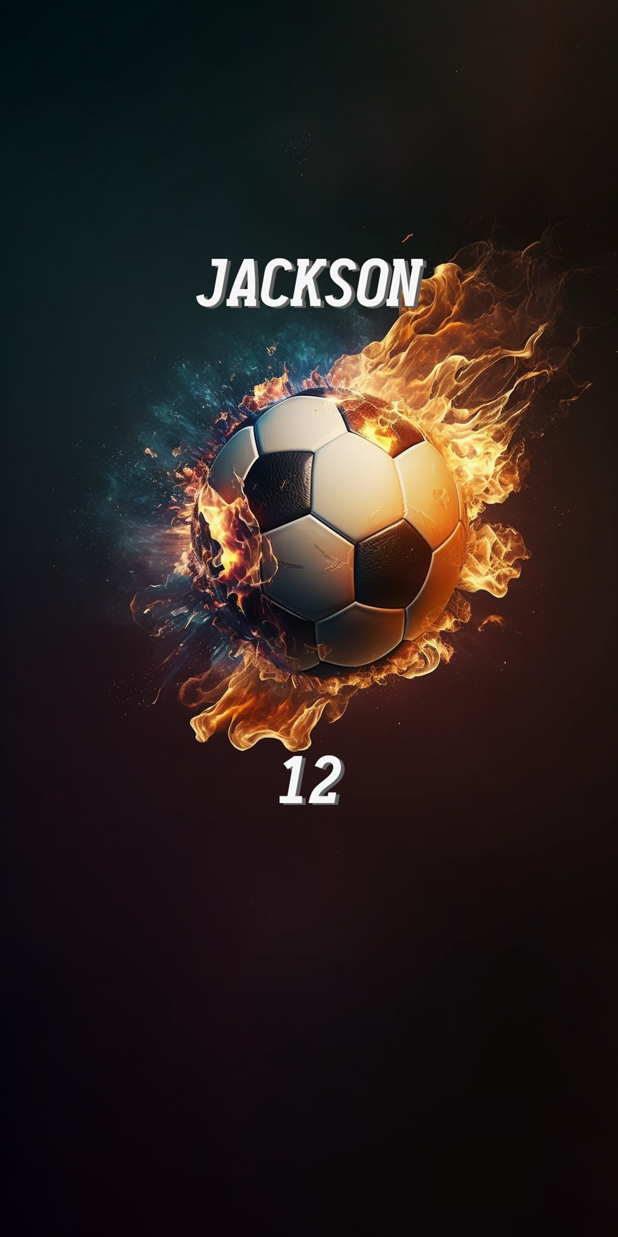 Personalized Kids Fire Football Beach Towel For Summer&Beach|DYTowel122