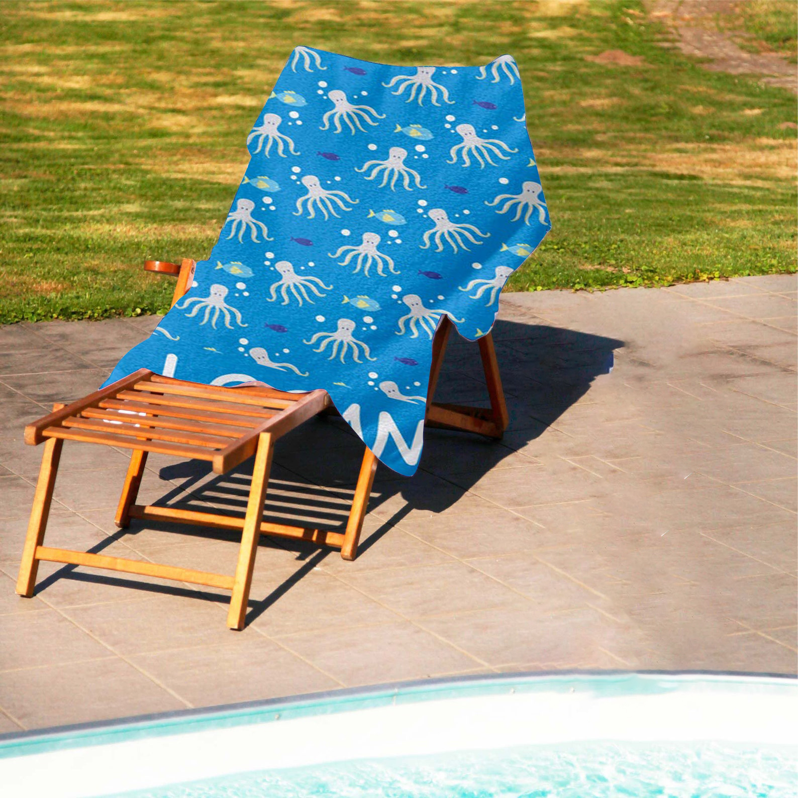 Personalized Kid Football Towel For Summer&Beach|DYTowel58