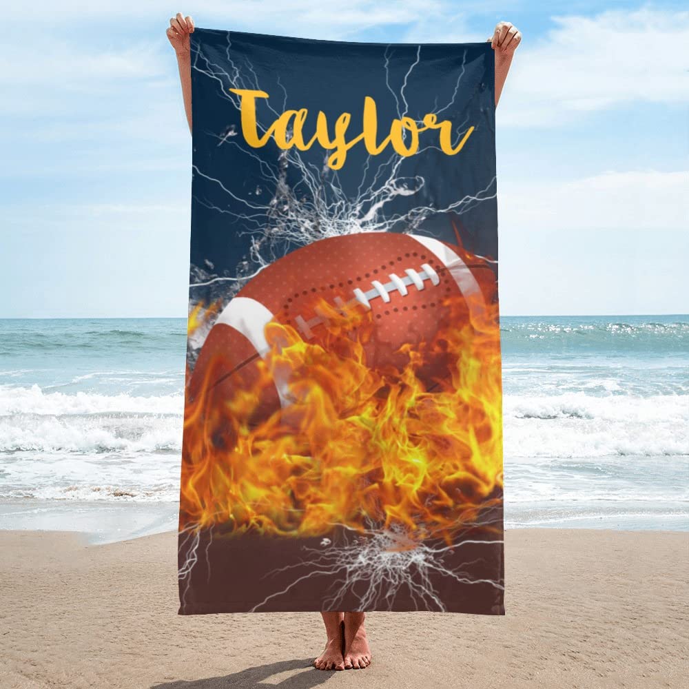 Personalized Football Towel For Summer&Beach|DYTowel302
