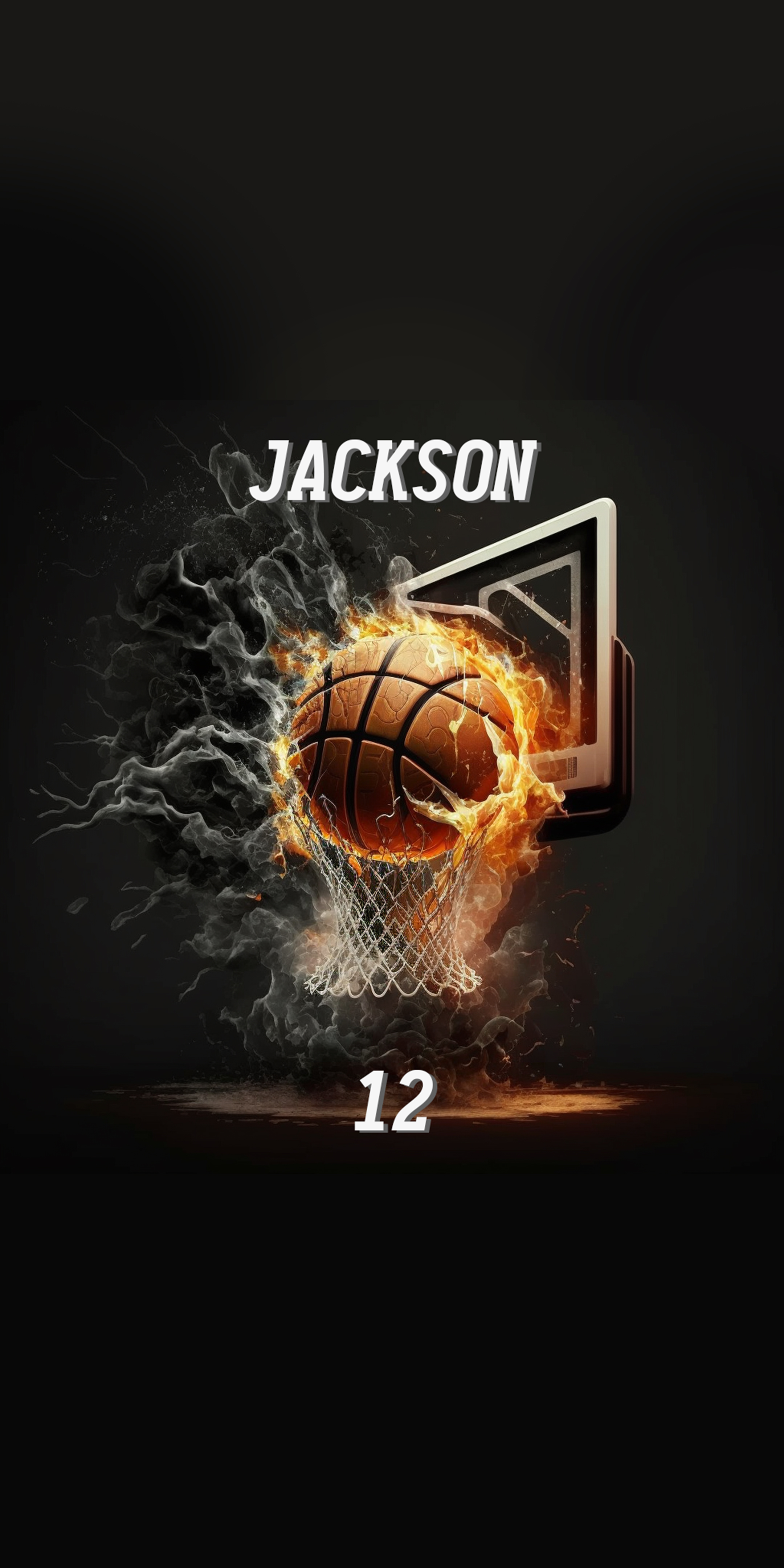 Personalized Kids Fire Basketball Beach Towel For Summer&Beach|DYTowel121