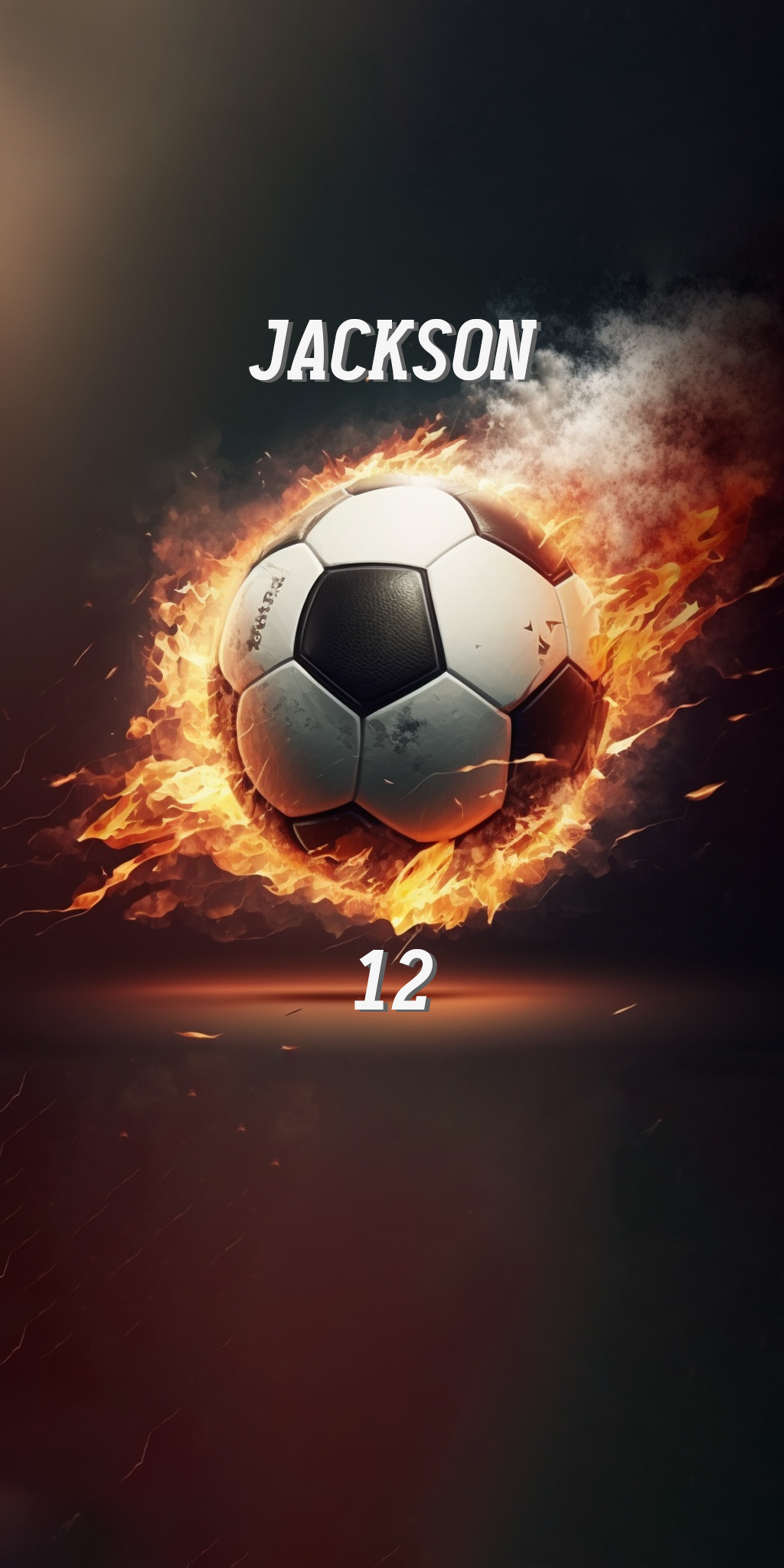 Personalized Kids Fire Football Beach Towel For Summer&Beach|DYTowel122