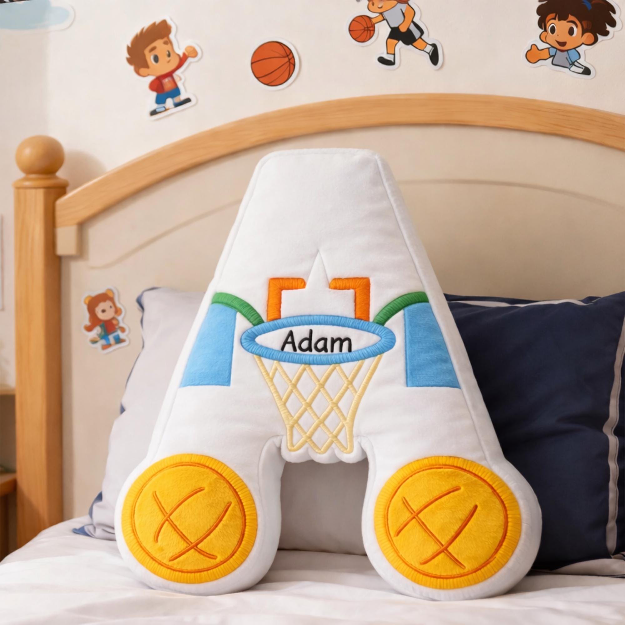 Personalized Basketball Letter with Name for Basketball Lovers