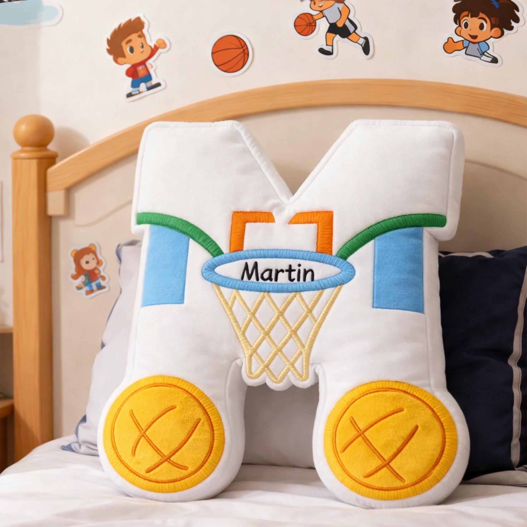 Personalized Basketball Letter with Name for Basketball Lovers