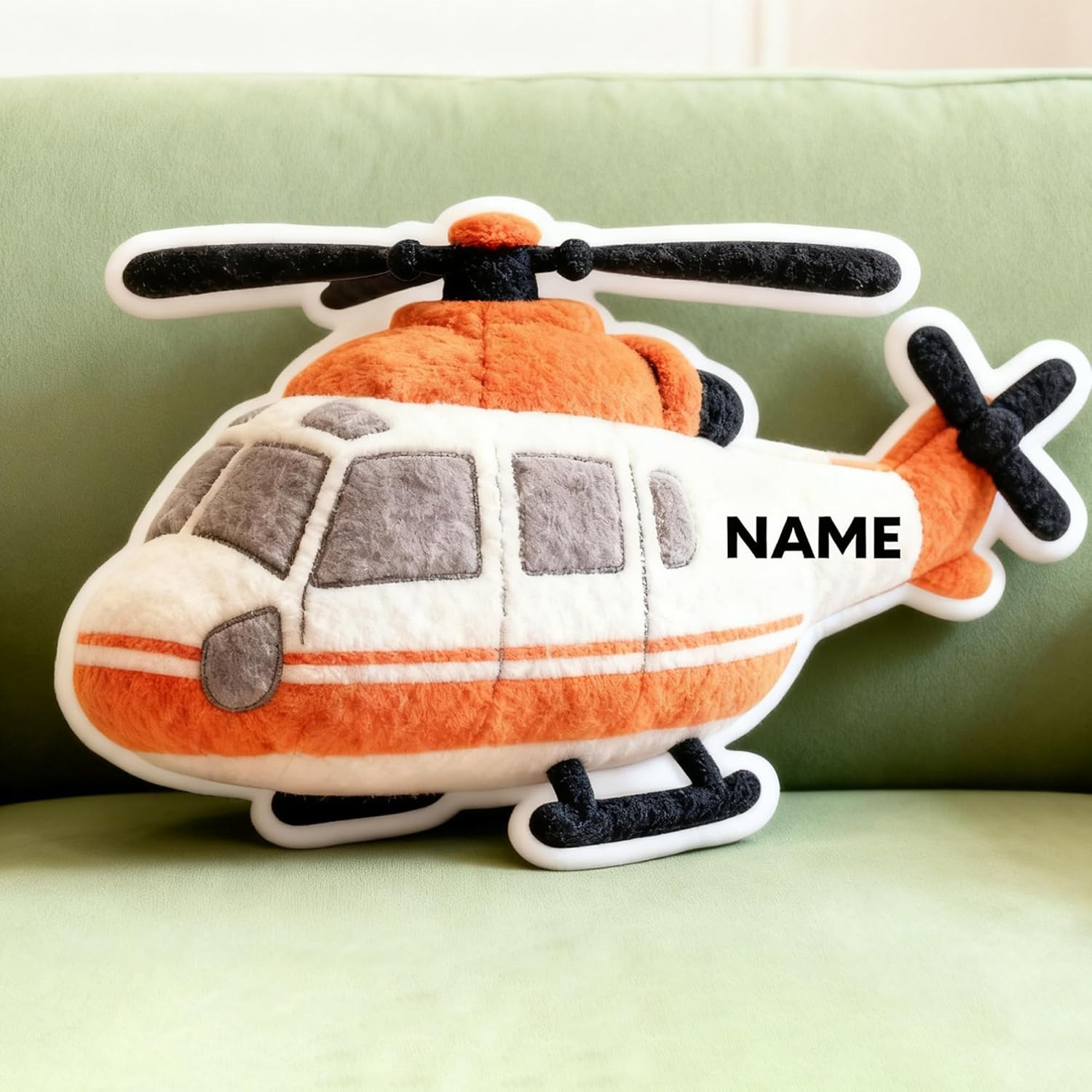 Personalized Airplane Shaped Name Pillows Birthday Gifts For Kids