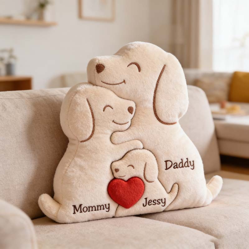 Personalized Family Puzzle Theme Pillow For Mother's Day