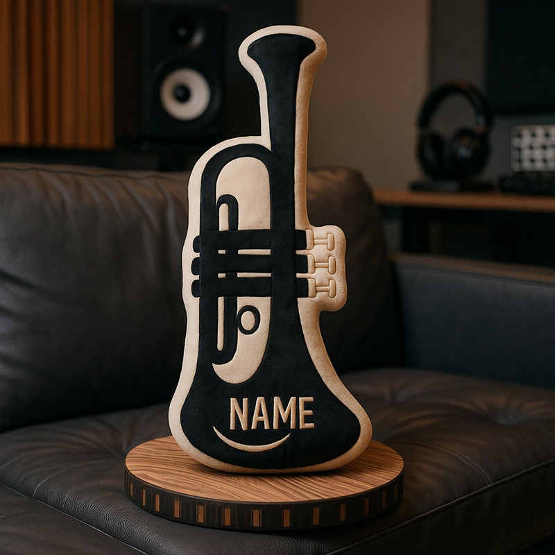 Personalized Musical Instrument Pillow For Music Lover