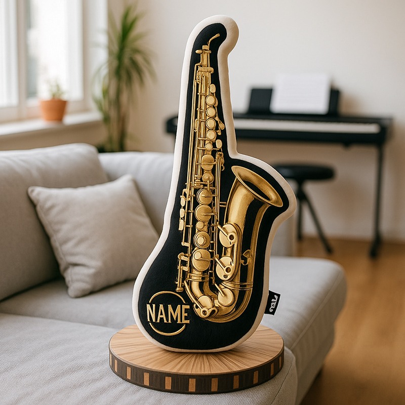 Personalized Musical Instrument Pillow For Music Lover
