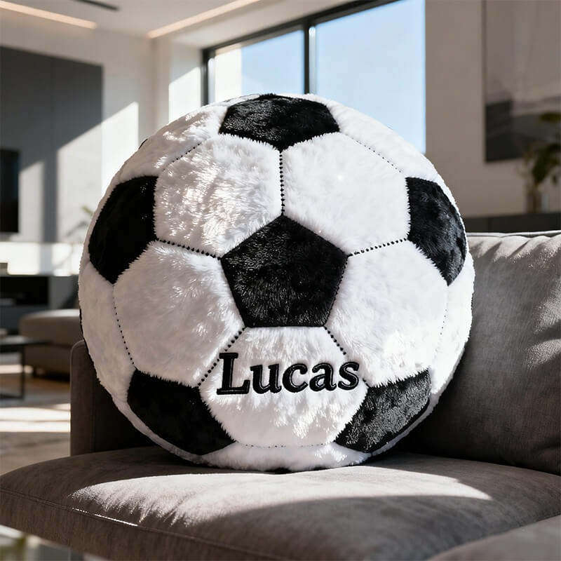 Personalized Soccer Pillow With Custom Name&Number For Kids
