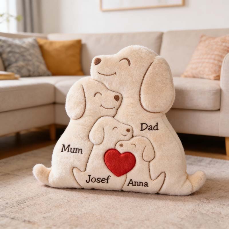 Personalized Family Puzzle Theme Pillow For Mother's Day