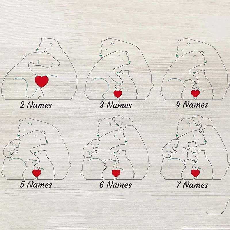 Personalized Family Puzzle Themed Pillow for Mother's Day Gift