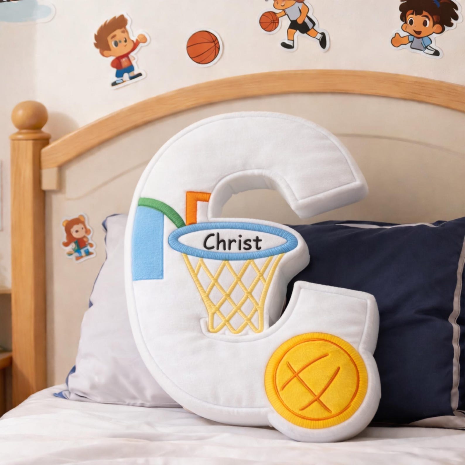 Personalized Basketball Letter with Name for Basketball Lovers