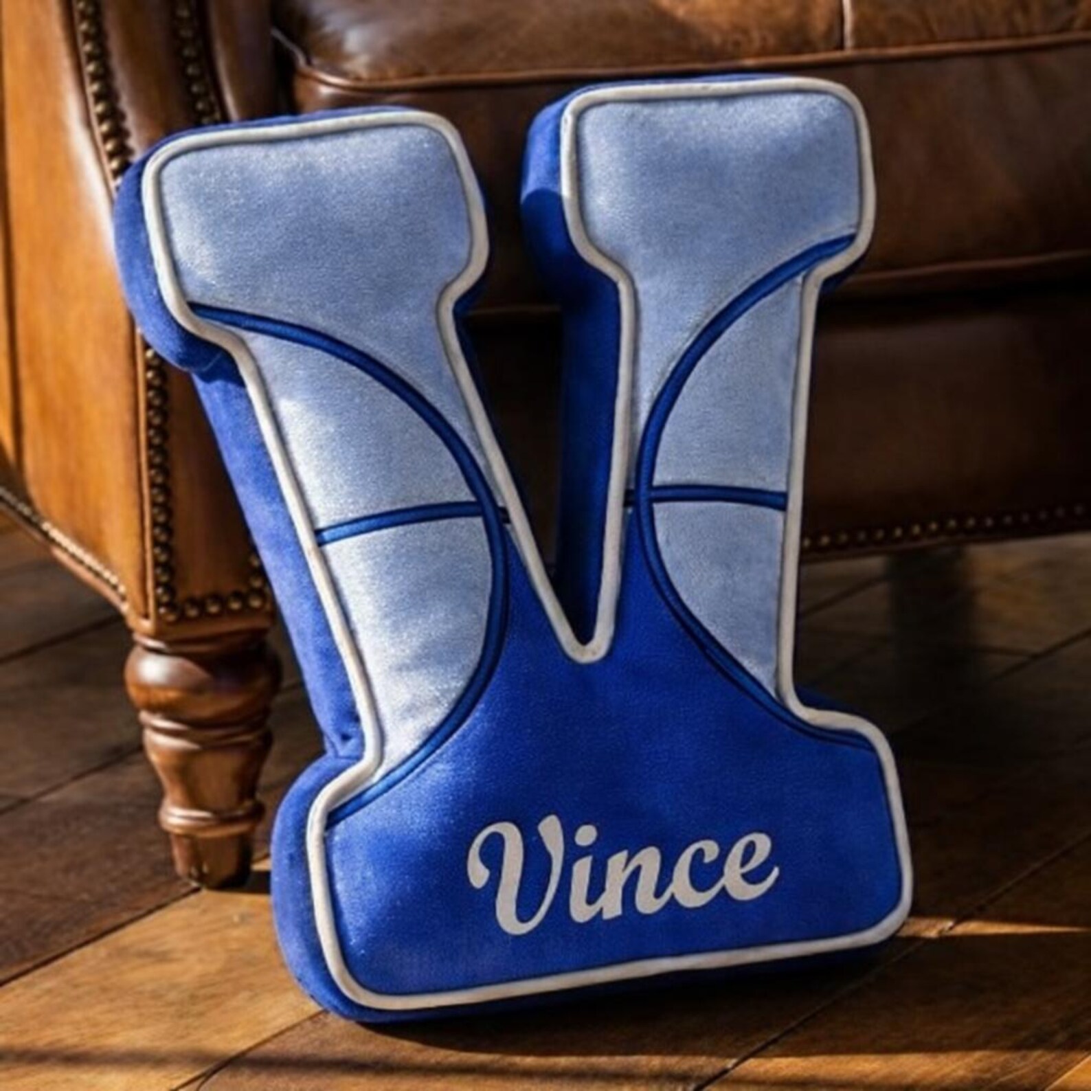 Personalized Basketball Letter Pillow with Name for Basketball Lovers
