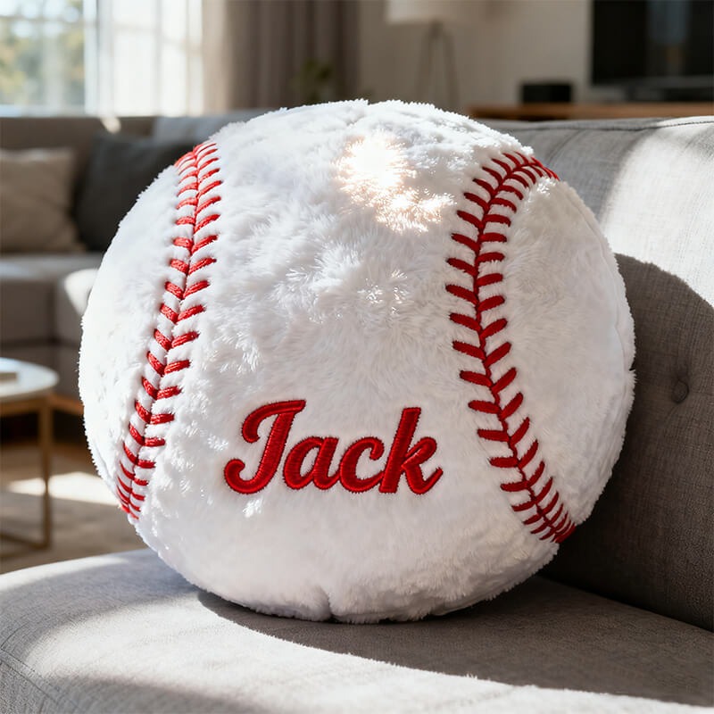 Personalized Baseball Pillow With Name For Kids