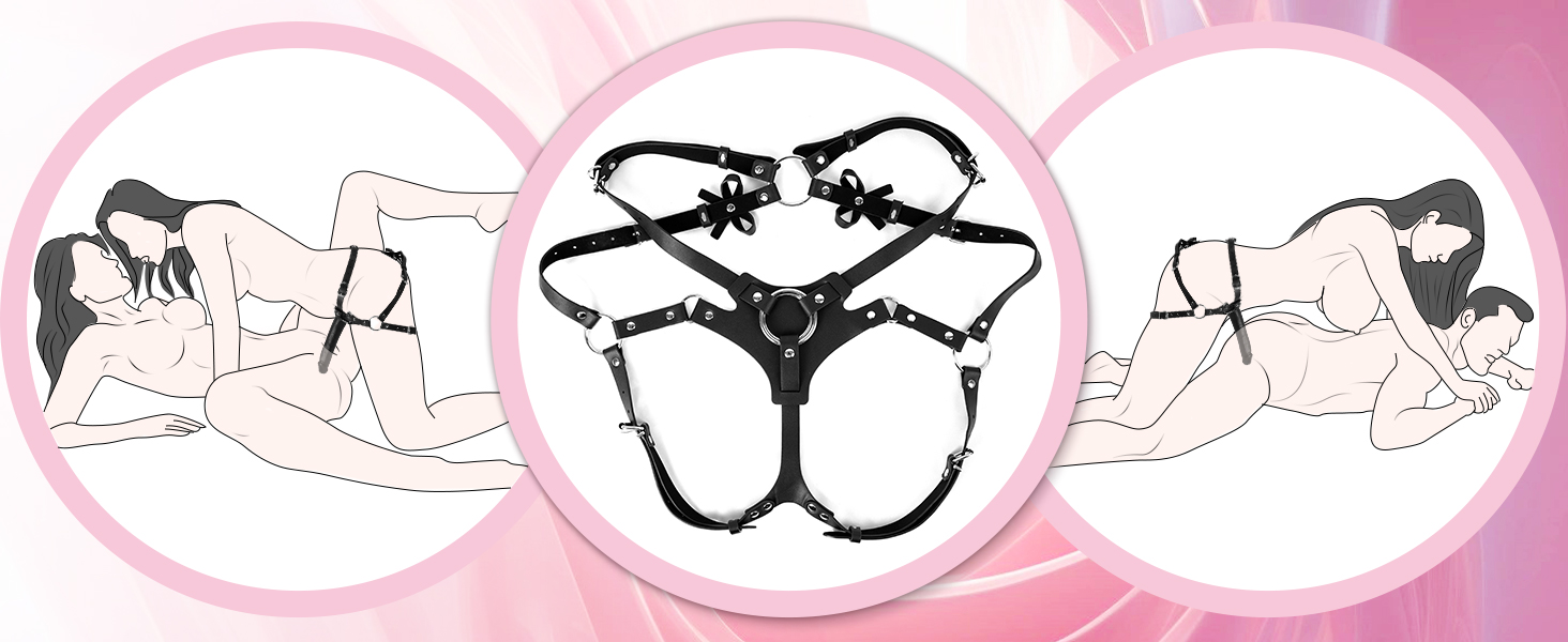 Strap on harness for dominant female roleplay