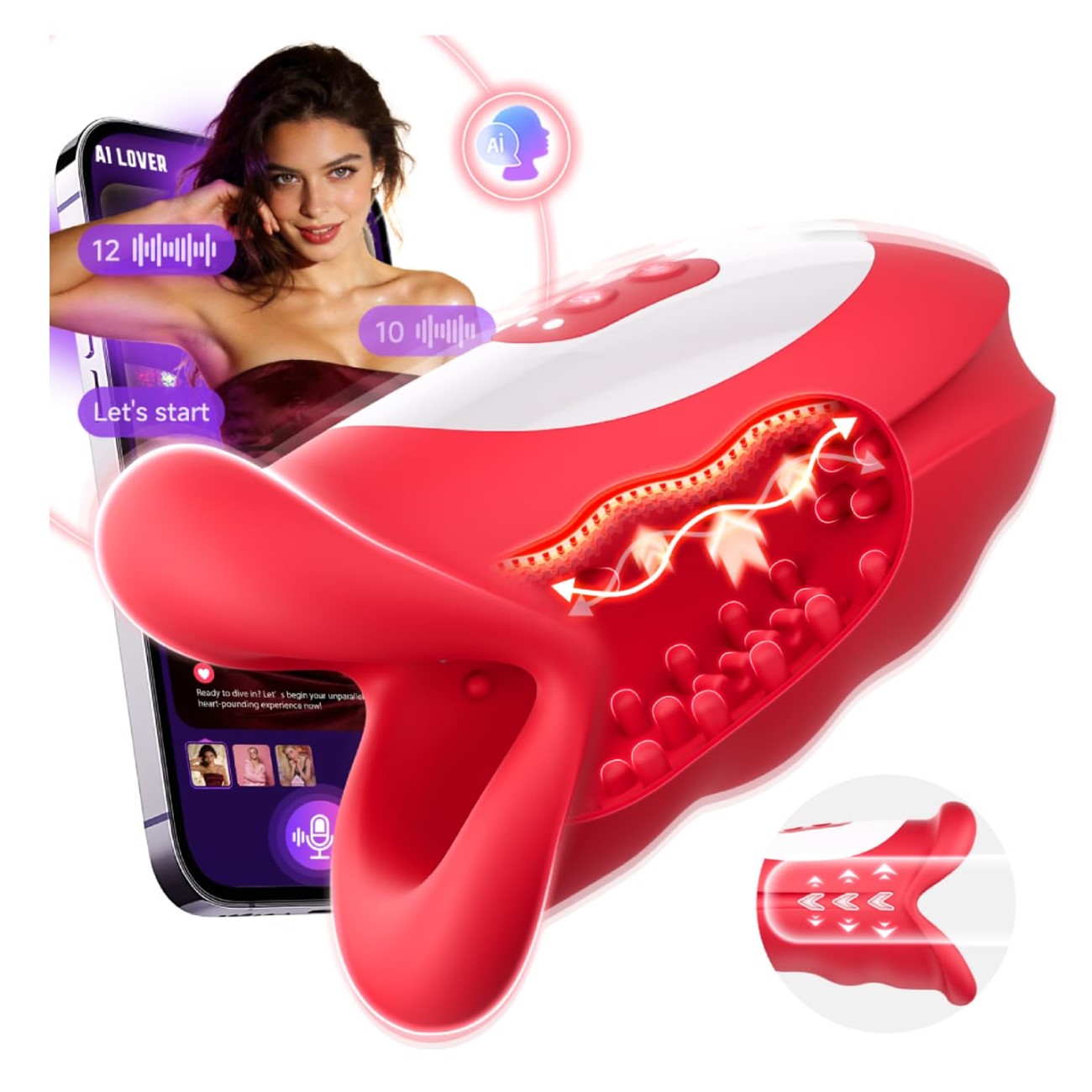 🔥 Seduvias™ 'Wave Surge' Male Masturbator 💥 Crafted for Long Nights 💪 Made to Impress