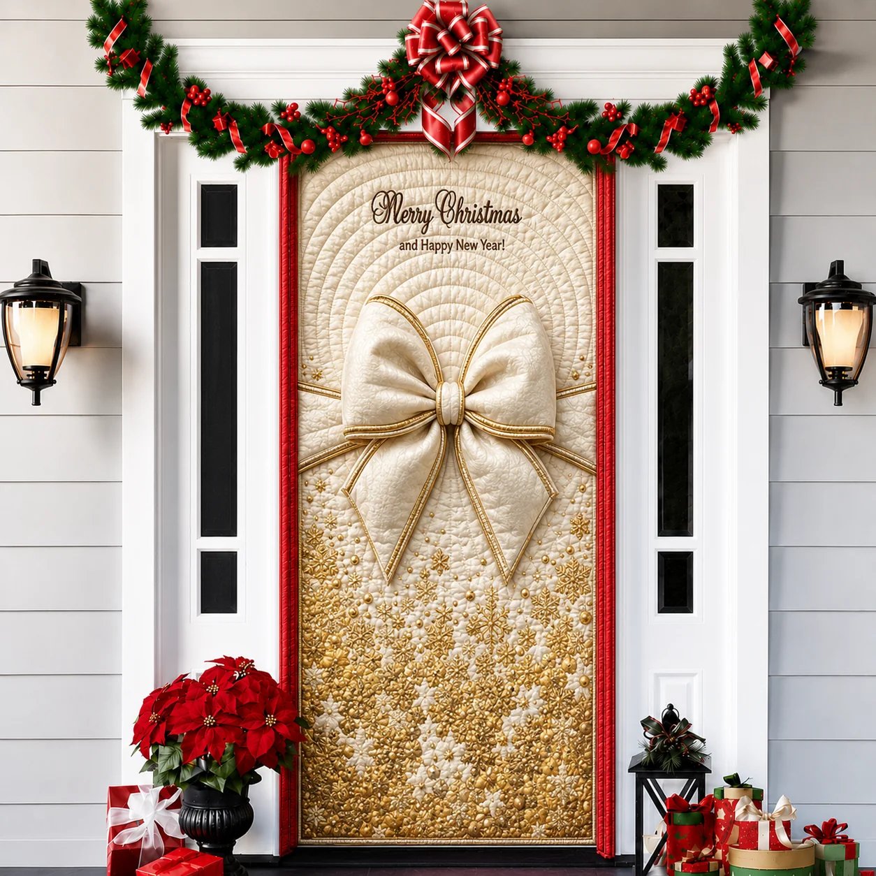 2026 3D Christmas front door decoration