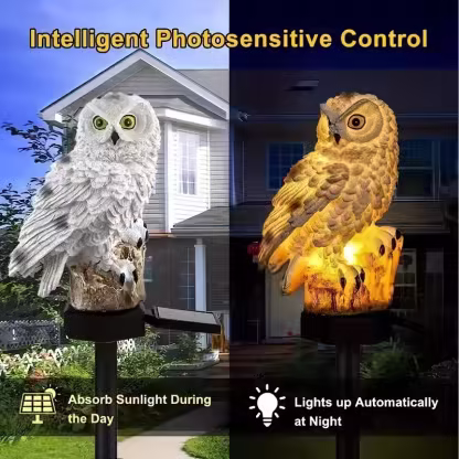  🌸 Waterproof Solar Owl Light🦉