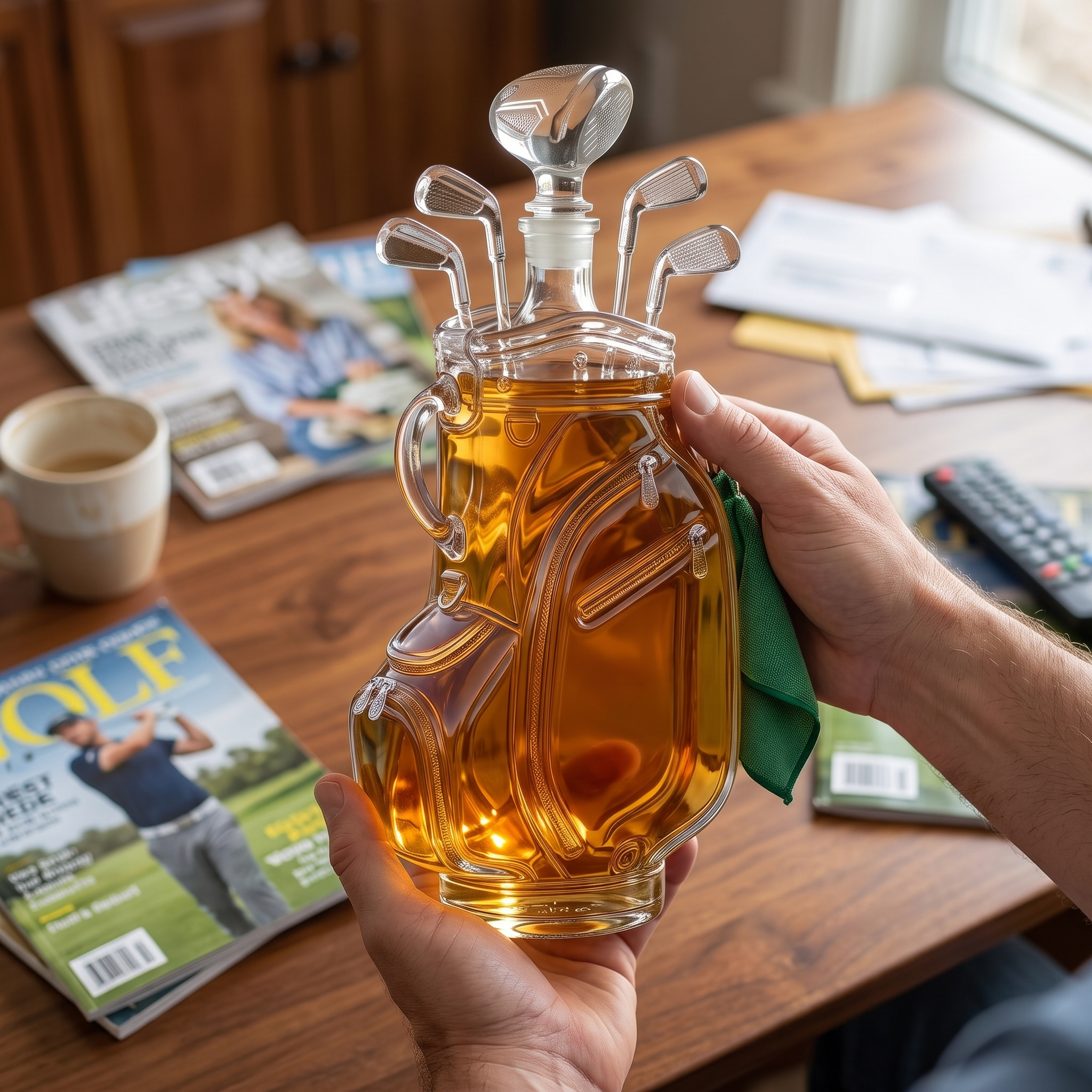 The 19th Hole — Golf Bag Whiskey Decanter