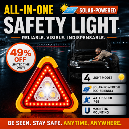 🚗 Super Value Deal – 48% OFF 🆘 3-in-1 LED Emergency Light – Perfect for breakdowns, camping, and travel! Combines a warning light, work light, and power bank in one 🔦🔋