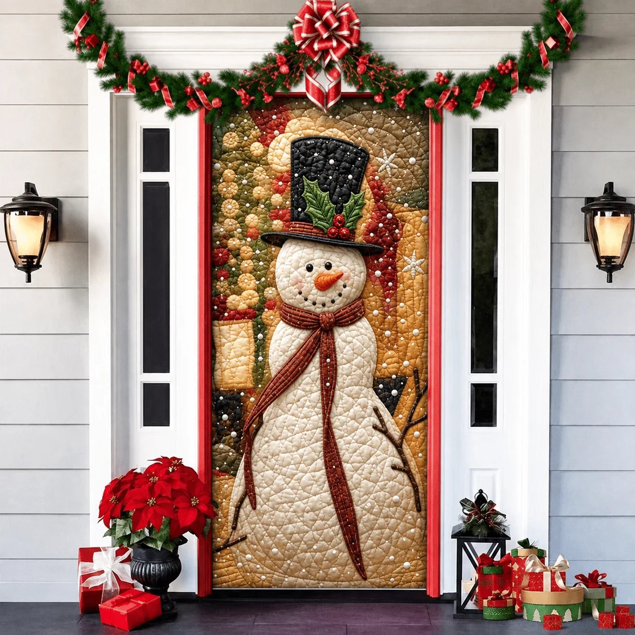 2026 3D Christmas front door decoration