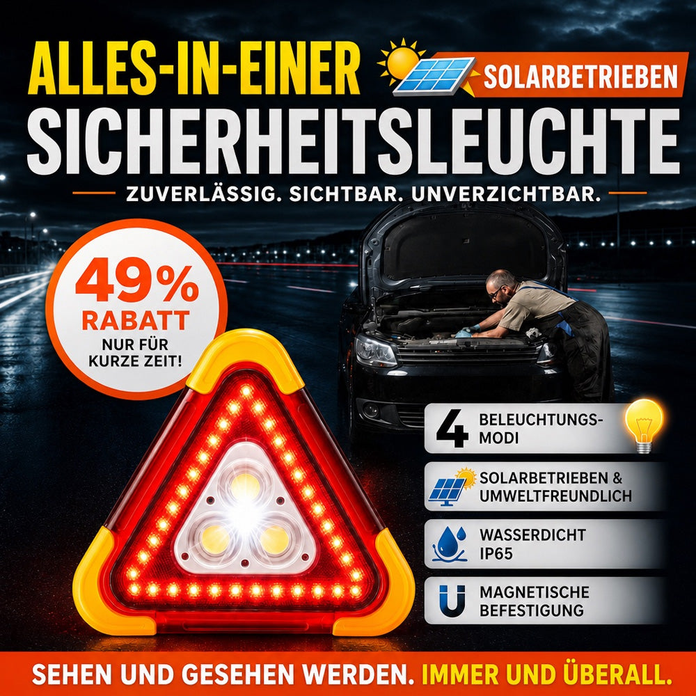 🚗Großes Sonderangebot – 49% Rabatt🆘 3-IN-1 LED-Notfalllicht – für Pannen, Camping & Reisen! Warnlicht, Arbeitslicht & Powerbank 🔦🔋
