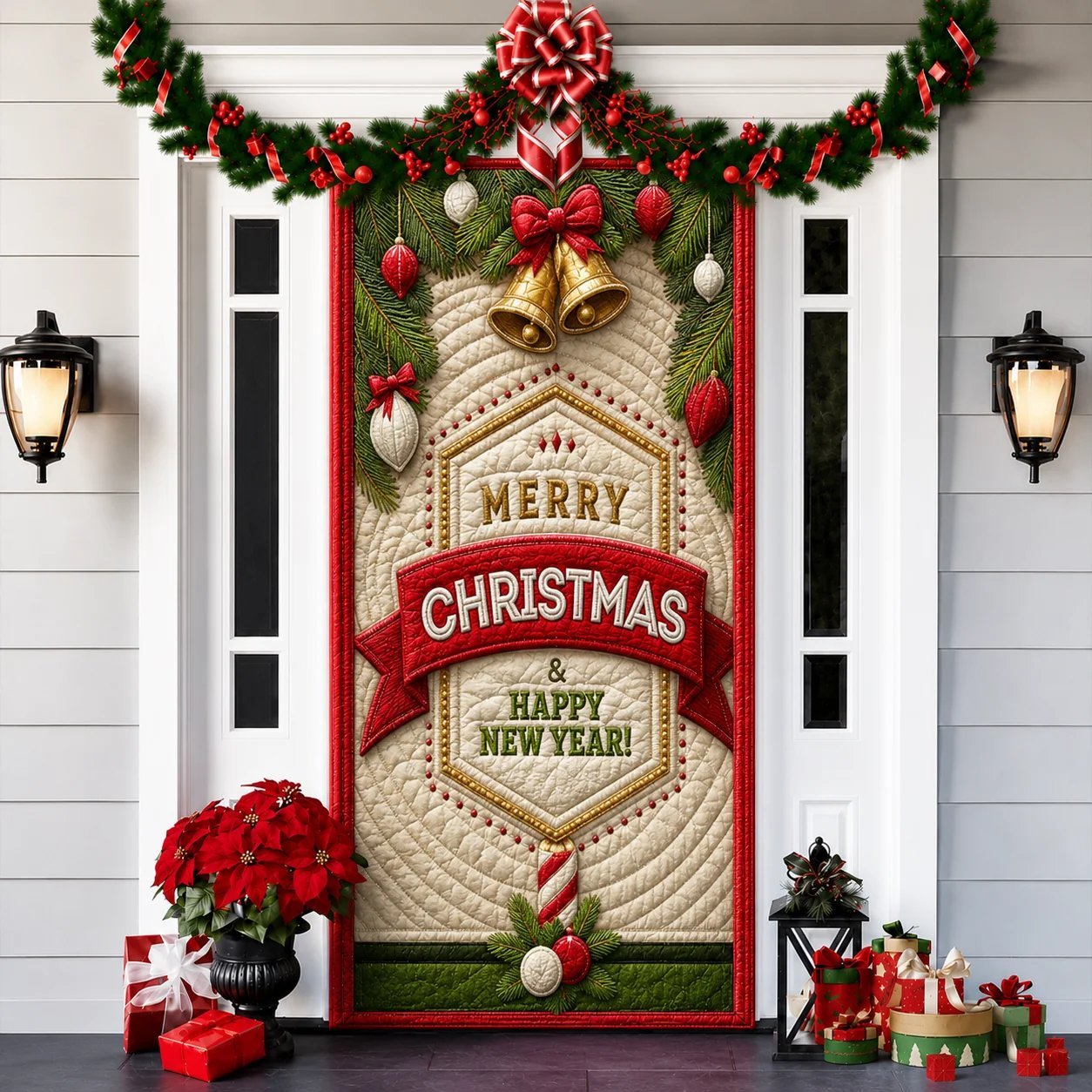 2026 3D Christmas front door decoration