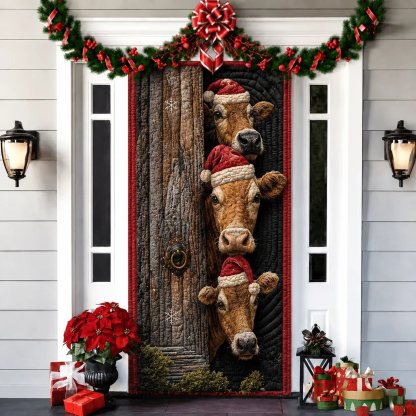 2026 3D Christmas front door decoration