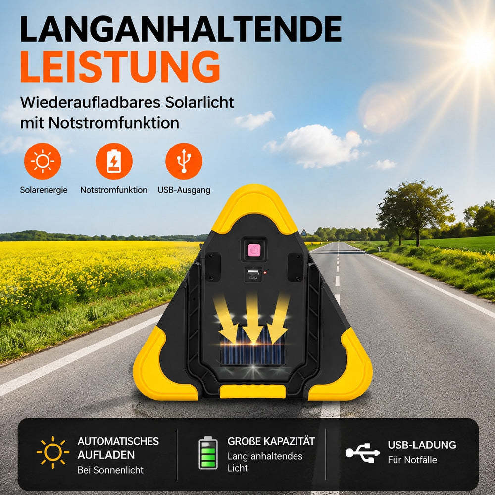 🚗Großes Sonderangebot – 49% Rabatt🆘 3-IN-1 LED-Notfalllicht – für Pannen, Camping & Reisen! Warnlicht, Arbeitslicht & Powerbank 🔦🔋